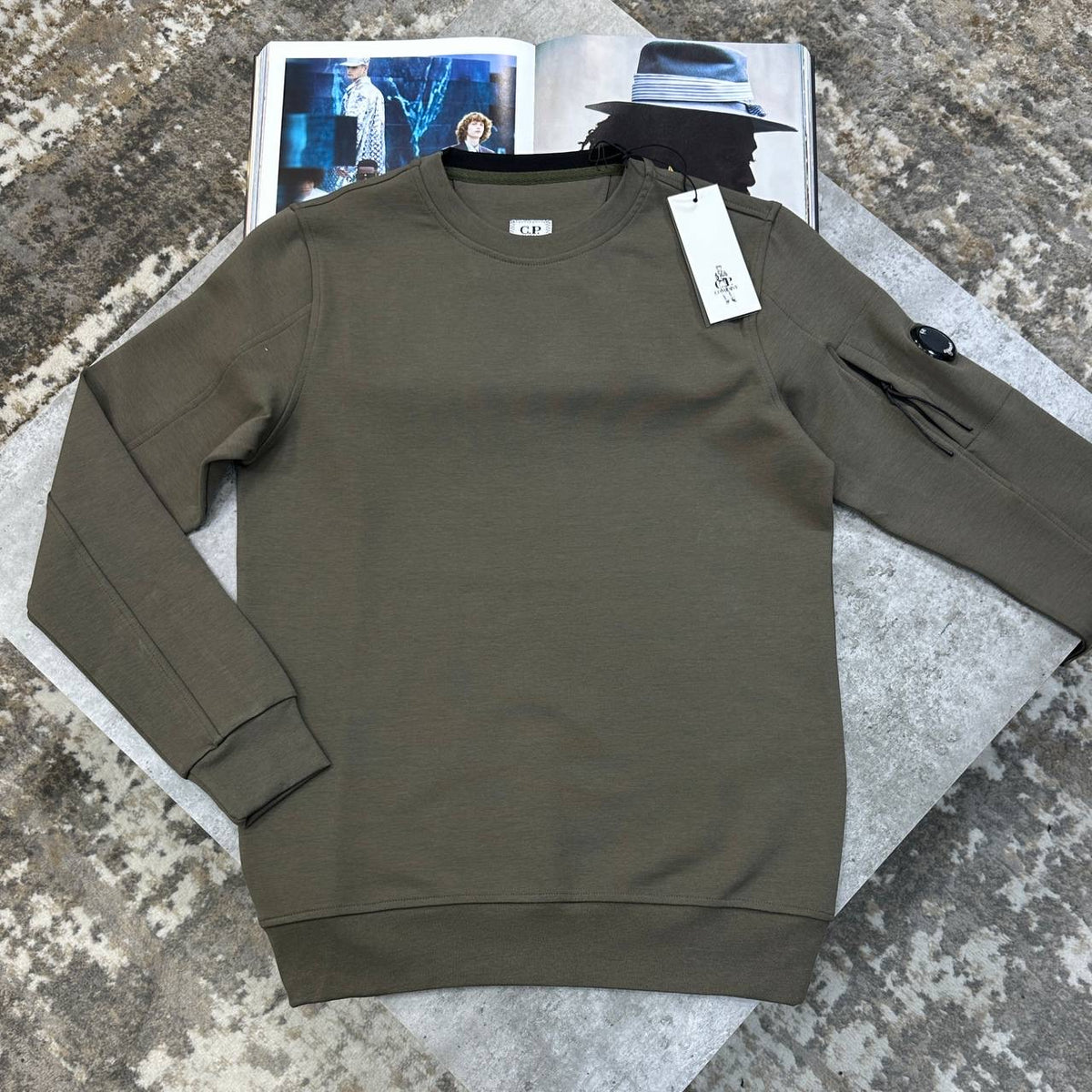 C.P SIDE POCKET JUMPER KHAKHI