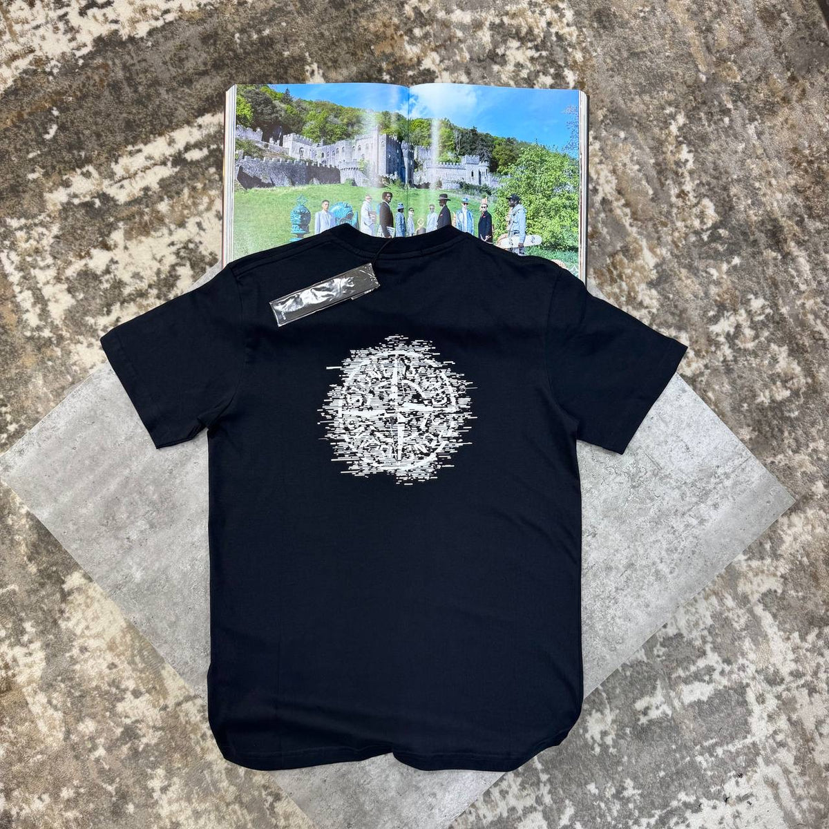 S.I BACK BIGPRINT T-SHIRT NAVY