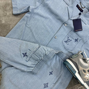 LVE SHORT SET LIGHTBLUE