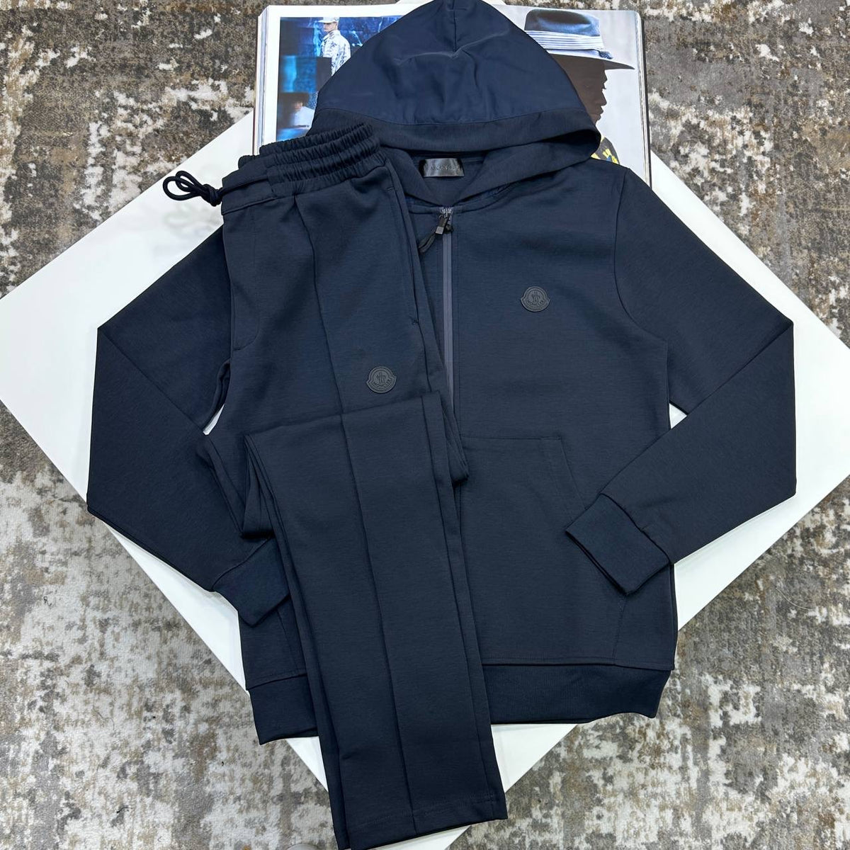 MNCLR  TRACKSUIT BLACK BADGE NAVY