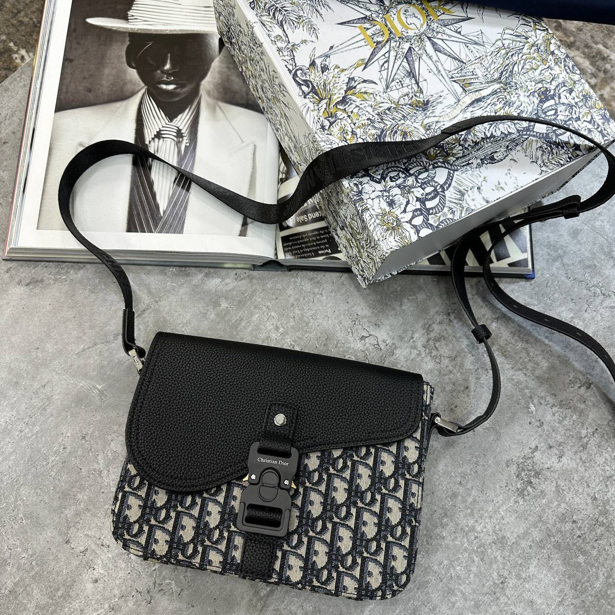 DOR SADLE BAG BLACK|BEIGE