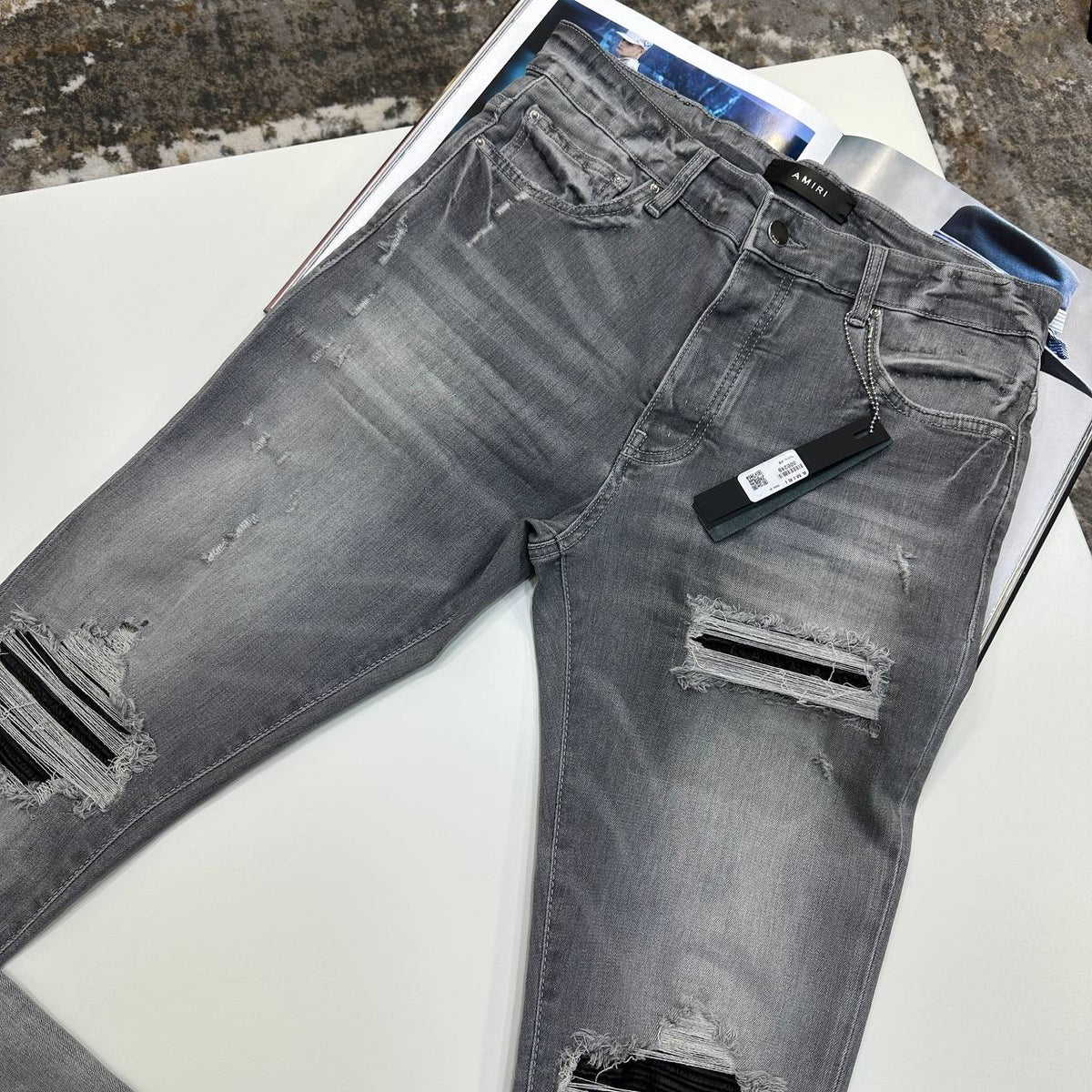 AMRi SLIM FIT JEANS GREY