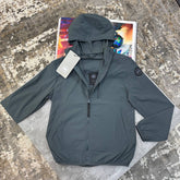 C.G LIGHT WEIGHT JACKET SIDE BLACK BADGE GREY