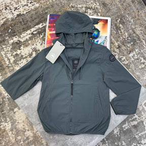 C.G LIGHT WEIGHT JACKET SIDE BLACK BADGE GREY