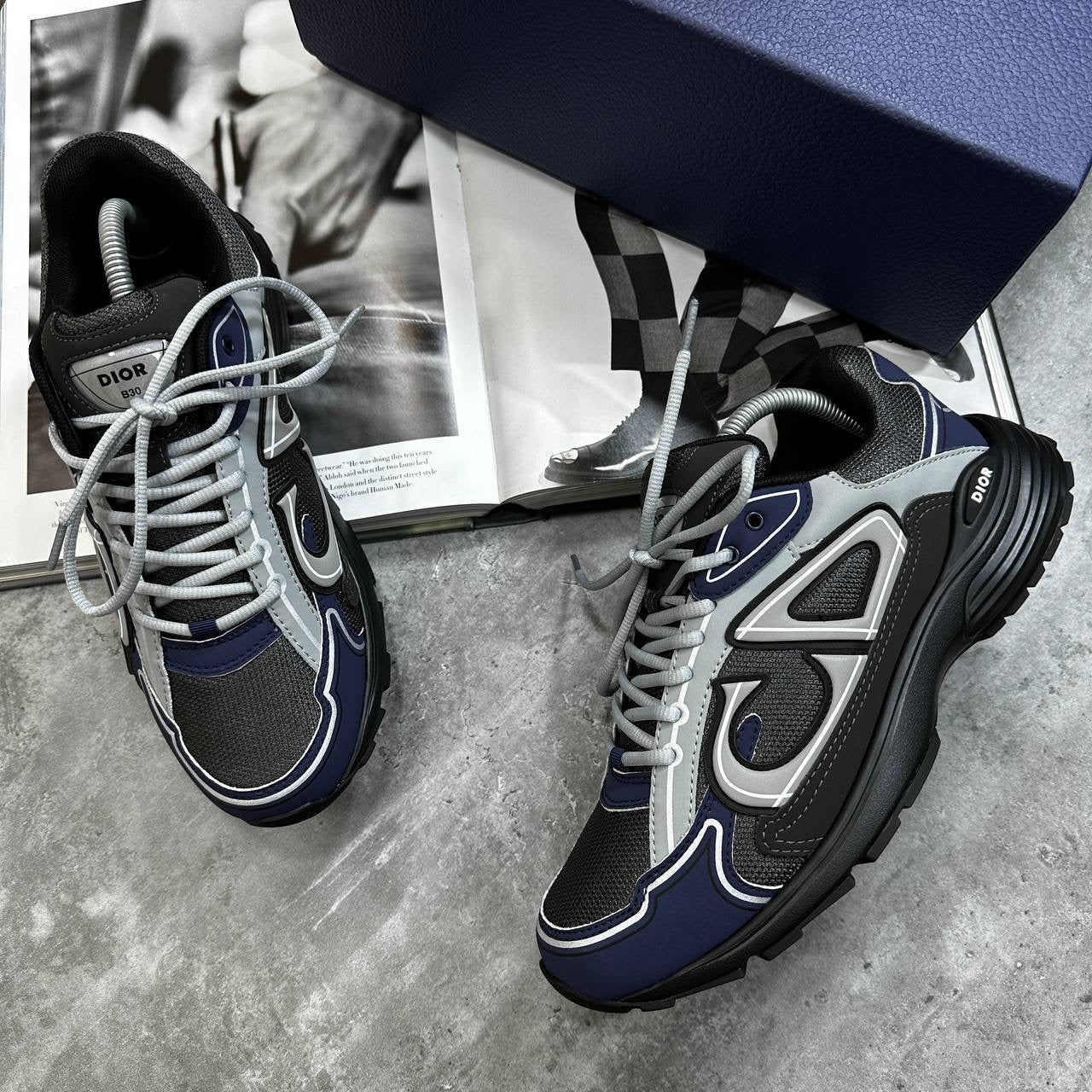 B-30 TRAINER BLACK|BLUE