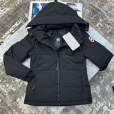 C.G LADIES RED BADGE CHELSEA PARKA JACKET-BLACK