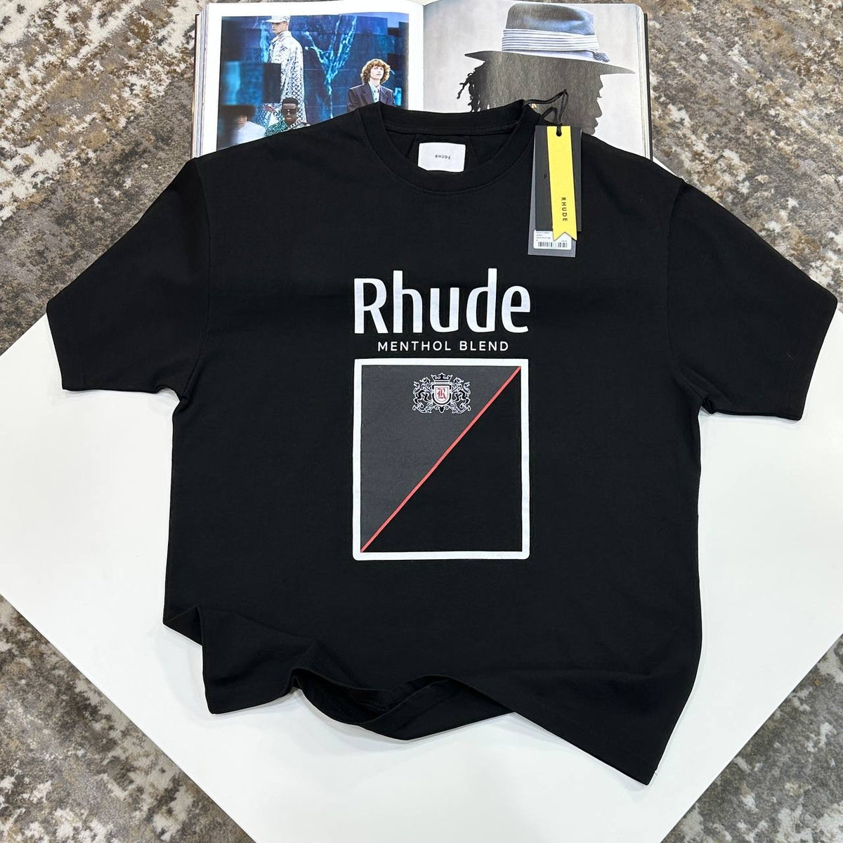 RUDE TSHIRT-BLACK