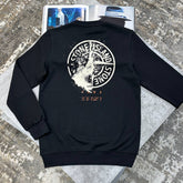 SI BACK BIG PRINT JUMPER BLACK