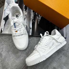 L.v TRAINER -ALL WHITE