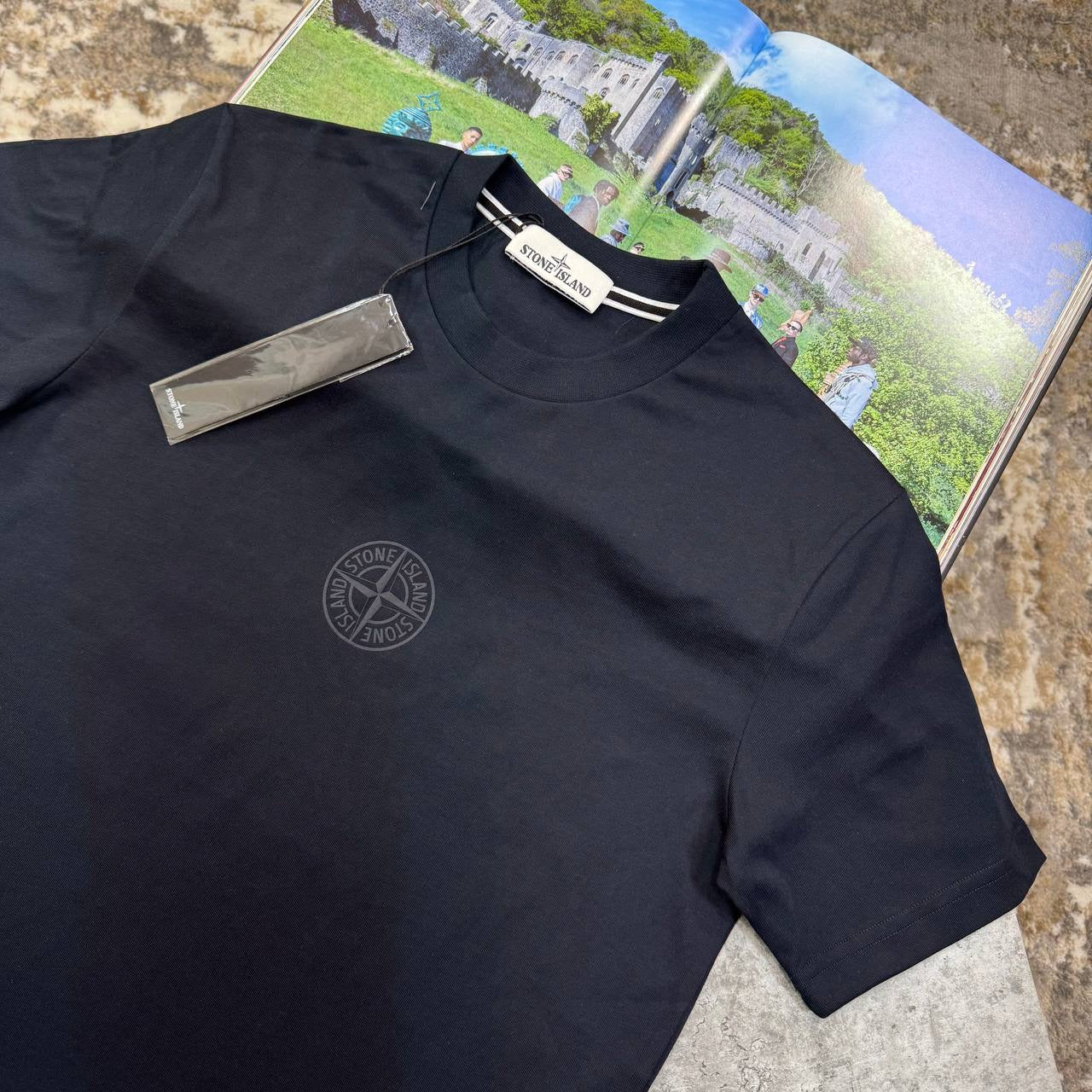 S.I BACK BIGPRINT T-SHIRT NAVY
