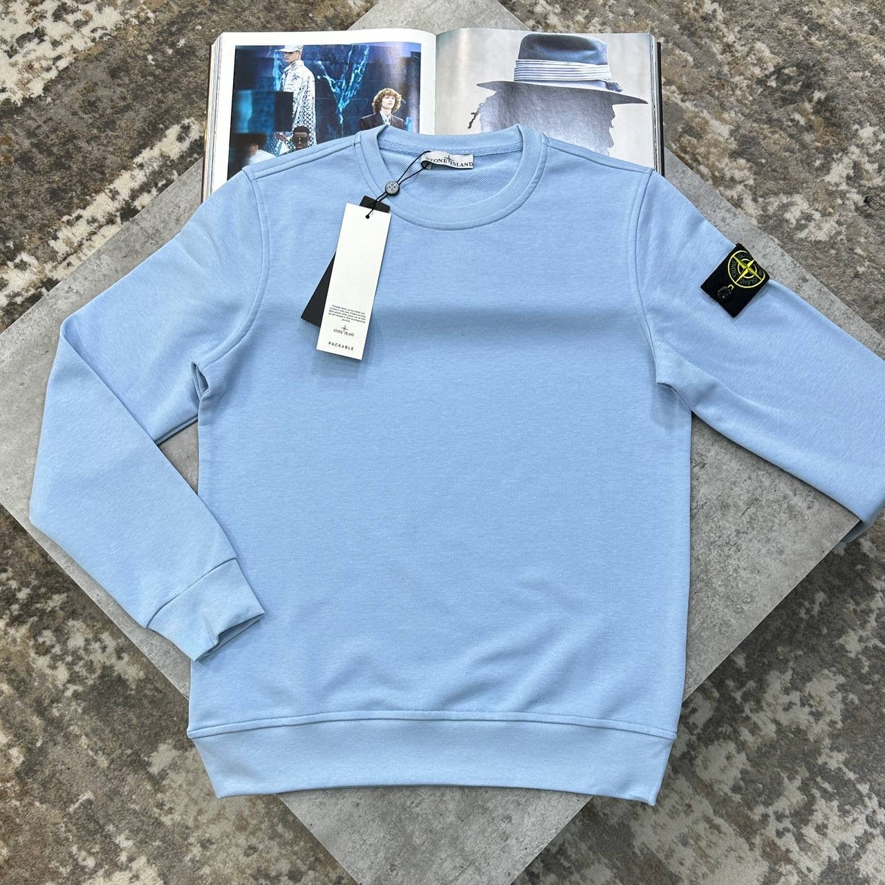 SI SIDE BADGE JUMPER BLUE
