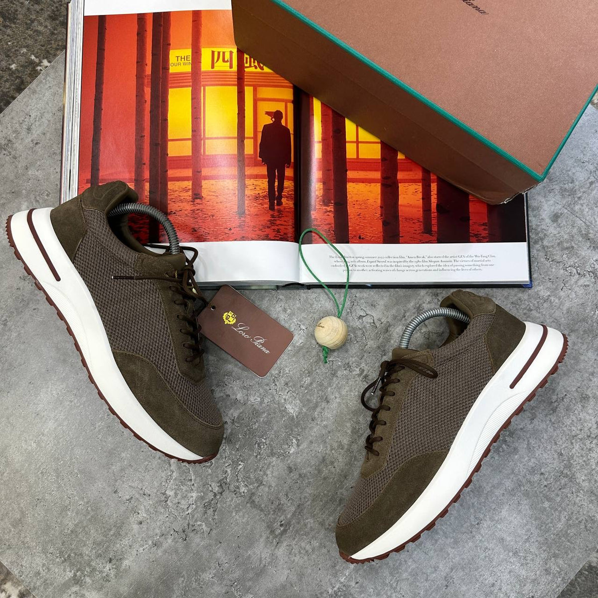L/P TRAINER BROWN/WHITE