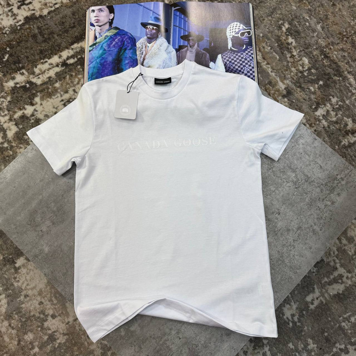 C.G SHORT SET WHITE/BLACK