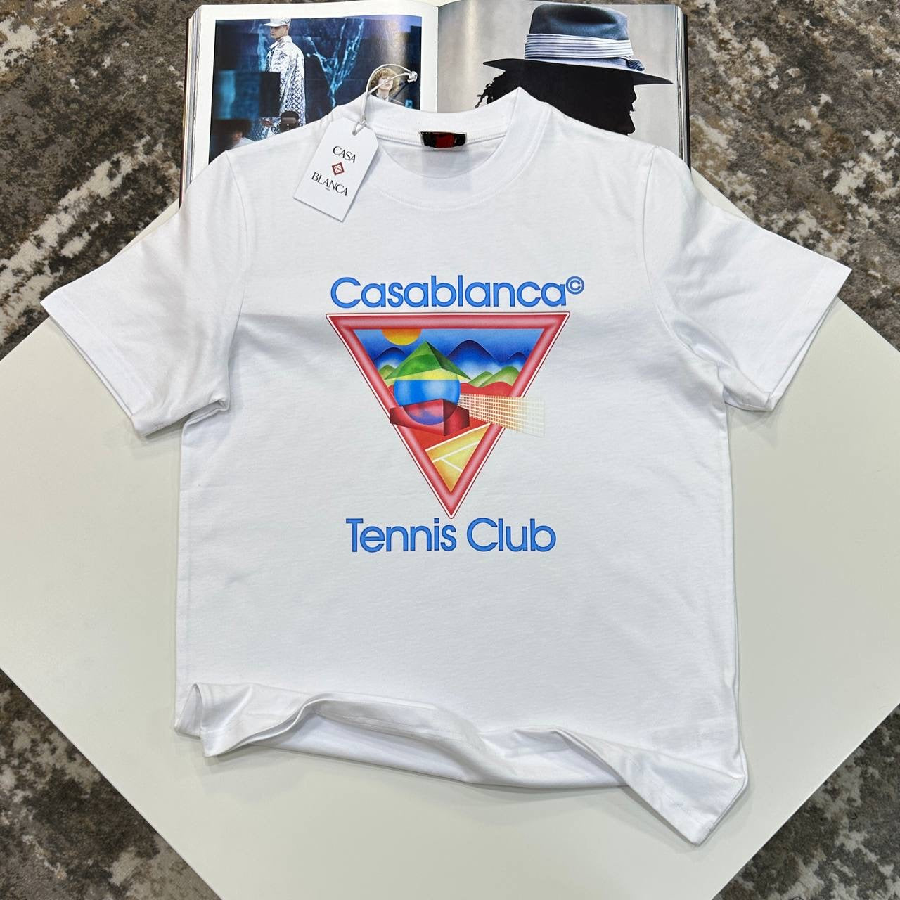 C.B TSHIRT-WHITE