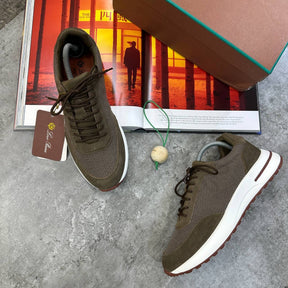 L/P TRAINER BROWN/WHITE