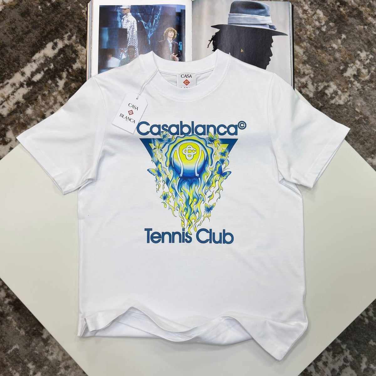 C.B TSHIRT- WHITE