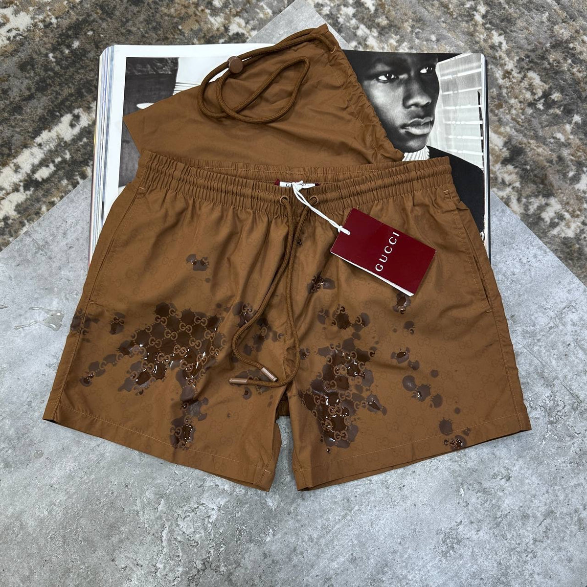 UCI WARER REACTION SWIM SHORTS BURGUNDY