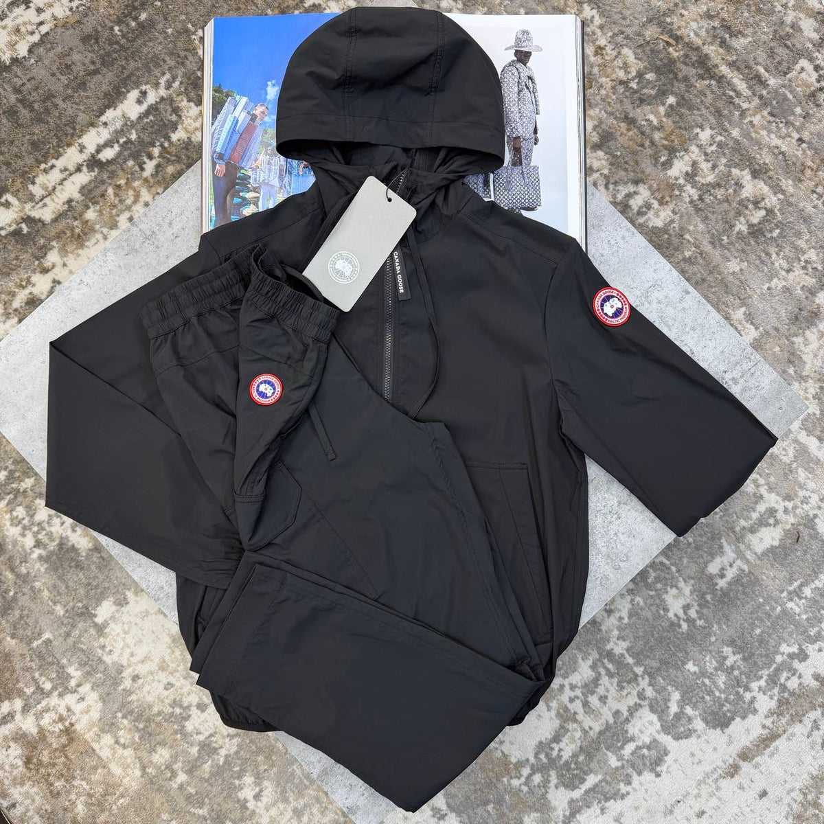CG LIGHT WEIGHT TRACKSUIT BLACK