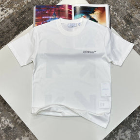 OFF-W SHORT SET WHITE/ BLACK