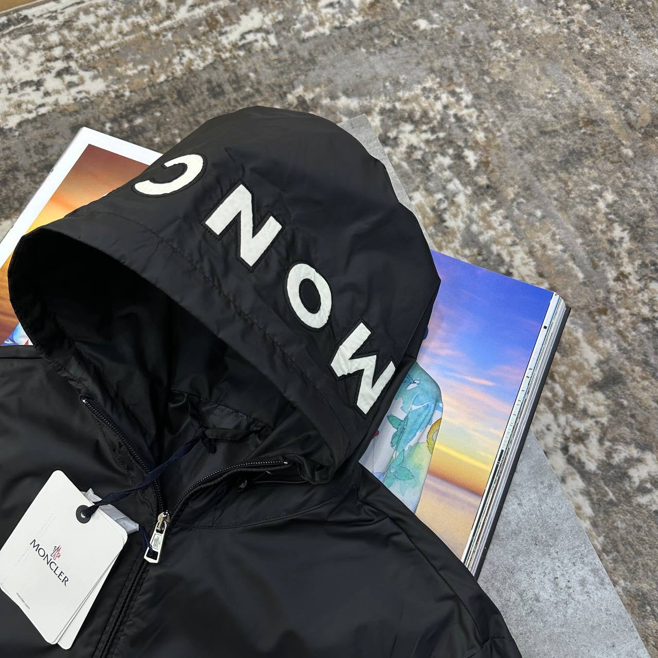 NCLR WINDBREAKER SIDE POCKET BADGE BLACK