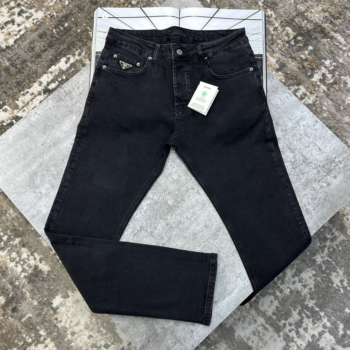 PRDA SLIM FIT JEANS BLACK