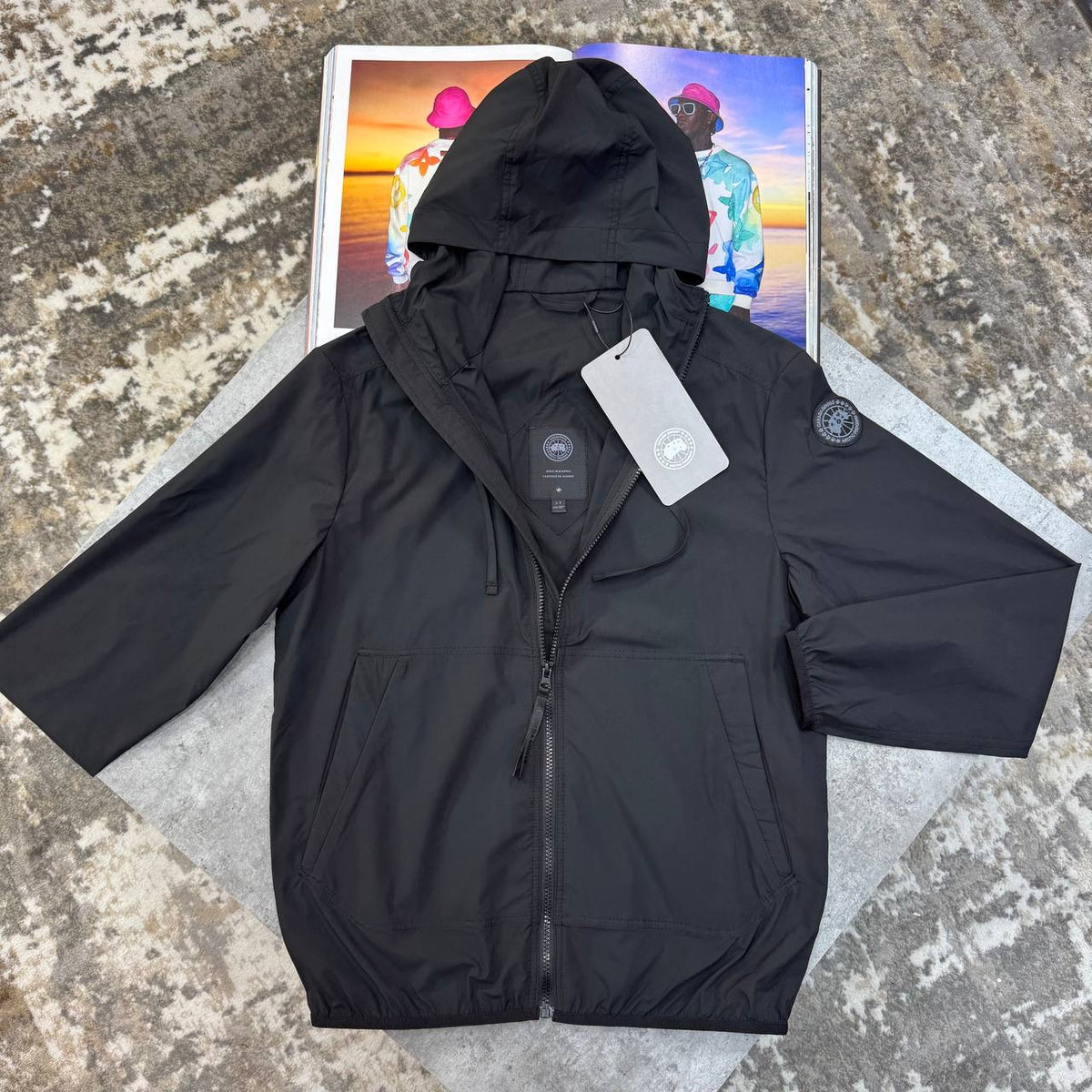 C.G LIGHT WEIGHT JACKET SHORT SET BLACK