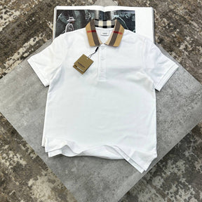 BRBERY SHORT SET WHITE/BEIGE