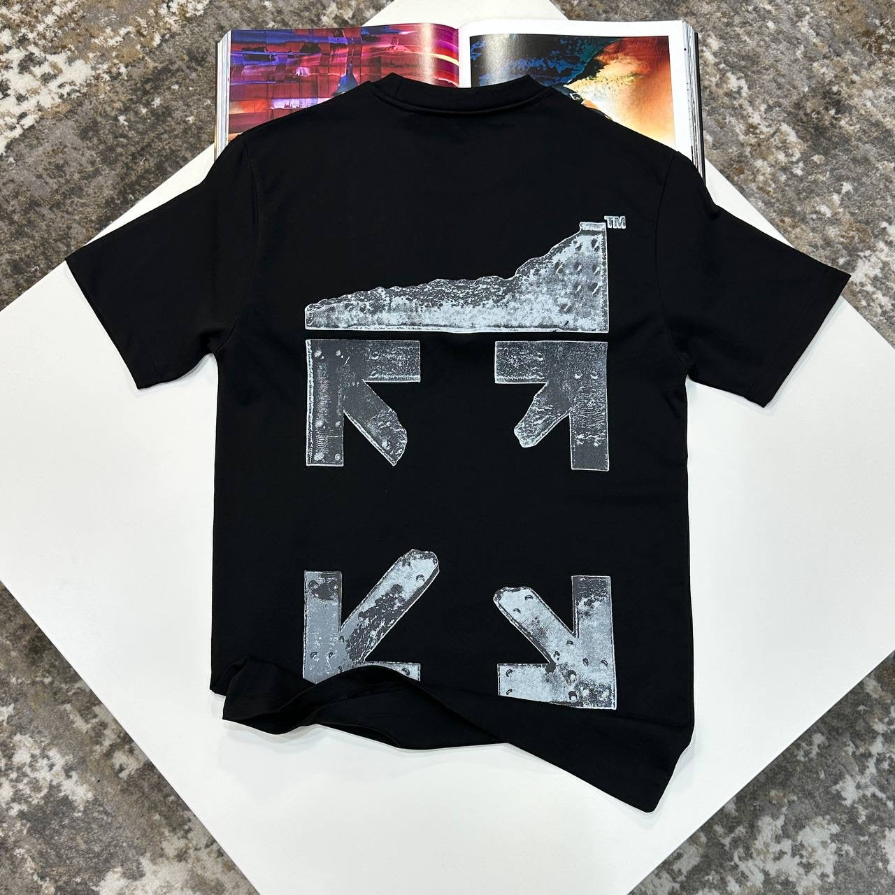 OFF-W SHORT SET ALL BLACK
