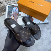 L.V SLIPPERS MENS BROWN