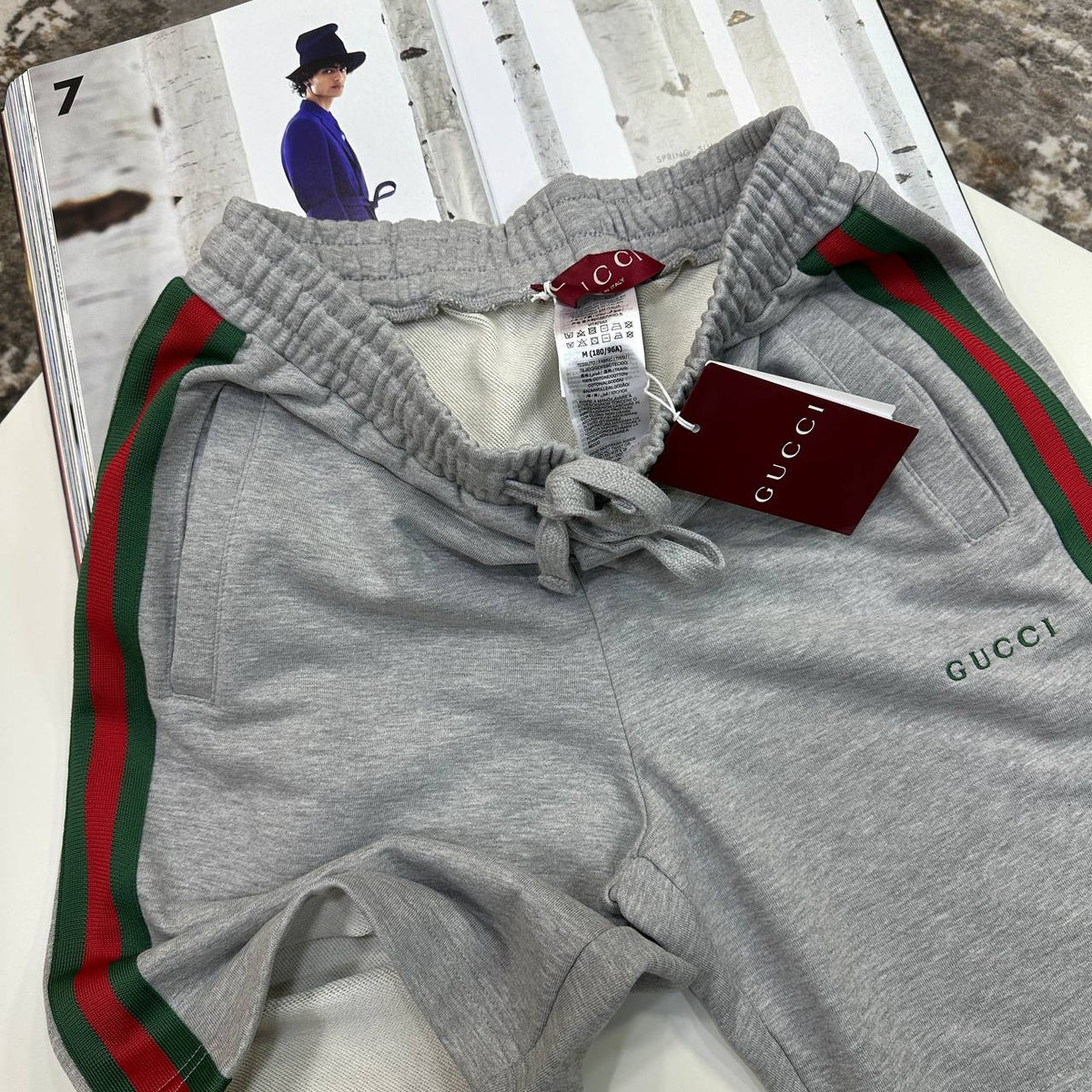 UCI SIDE STRIPE SHORTS GREY