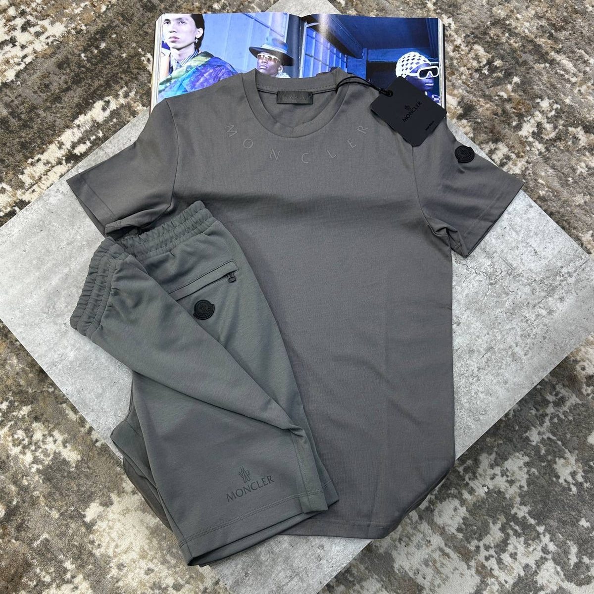 NCLR SHORT SET ALL GREY