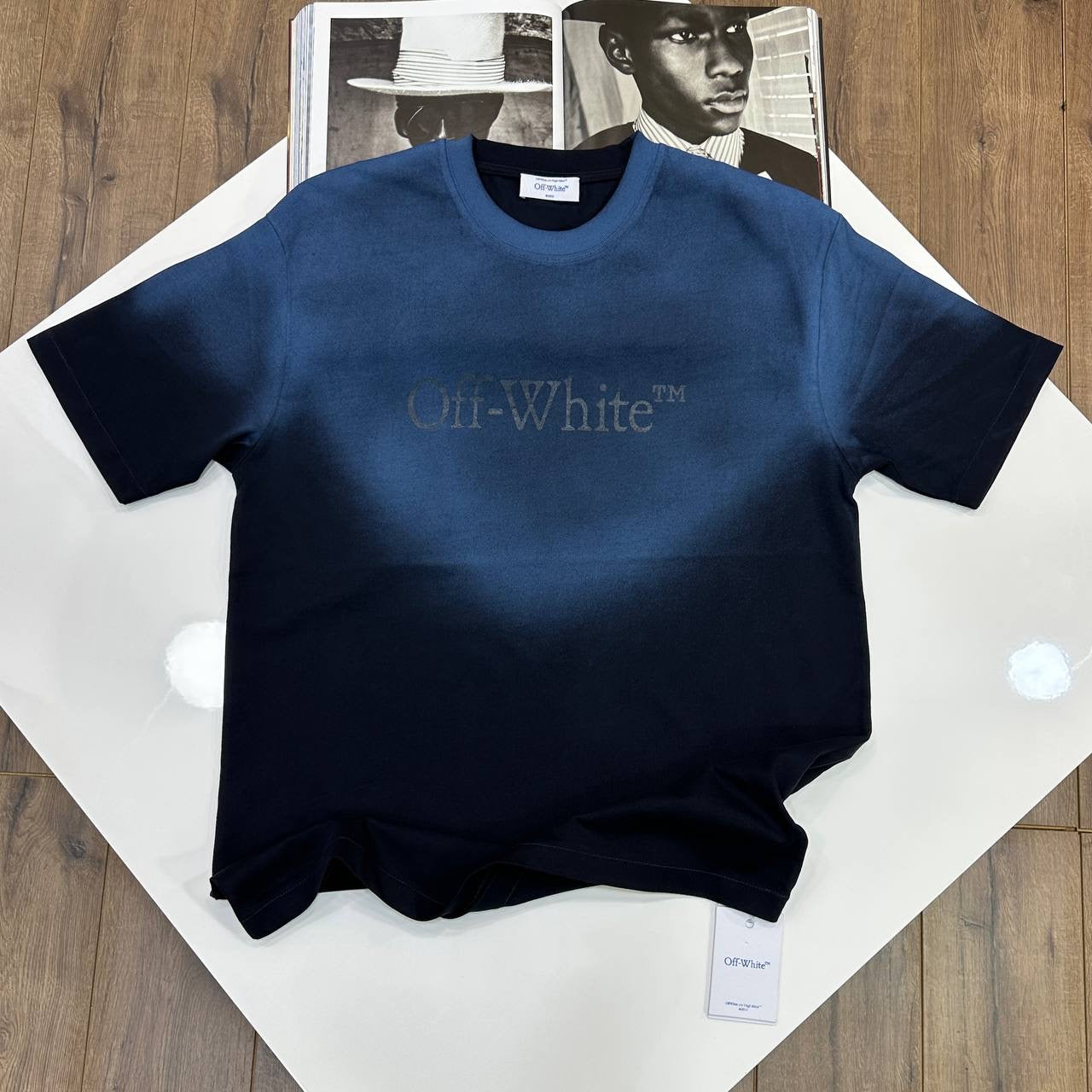 OF-WHITE TSHIRT-BLACK|BLUE