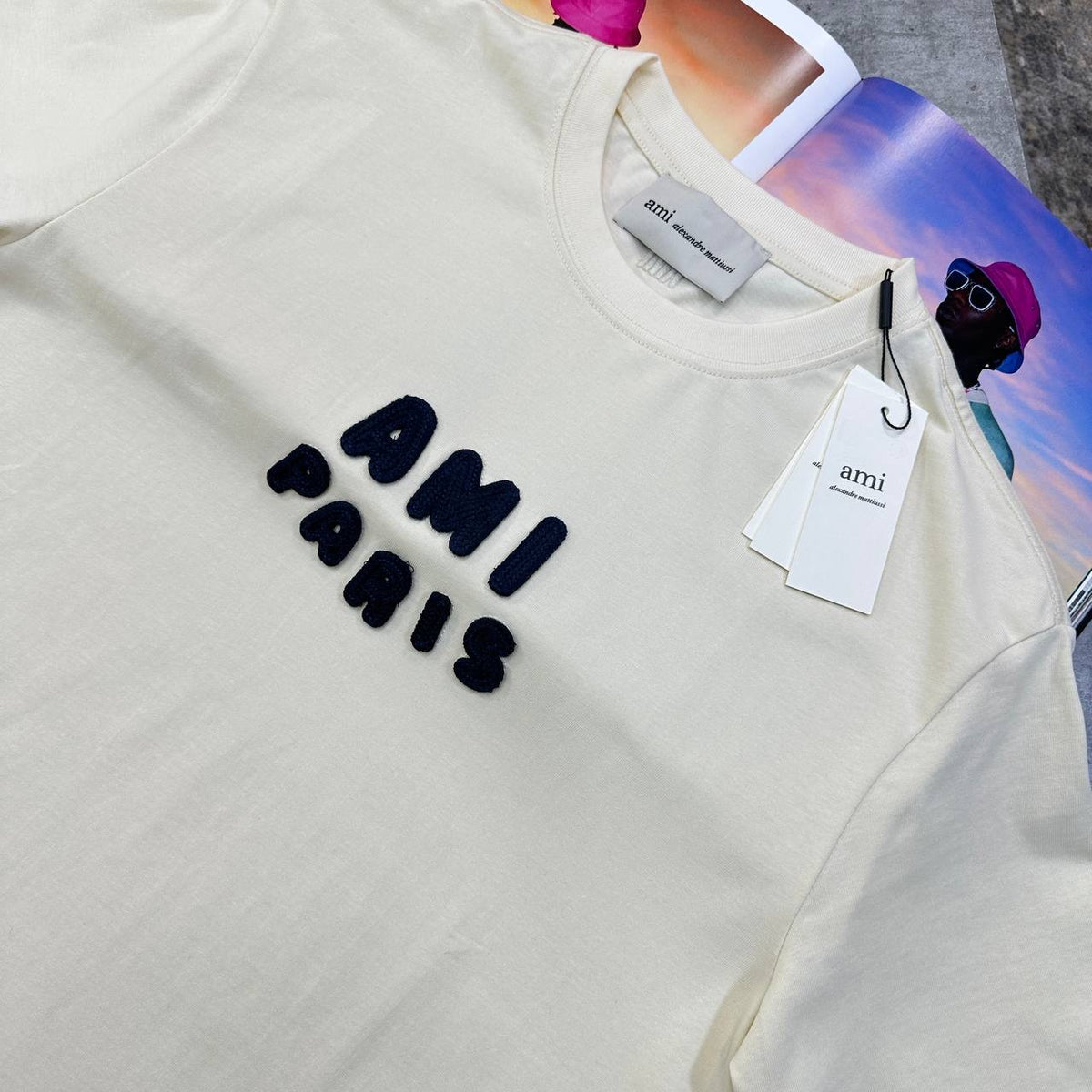 AME TSHIRT-BEIGE
