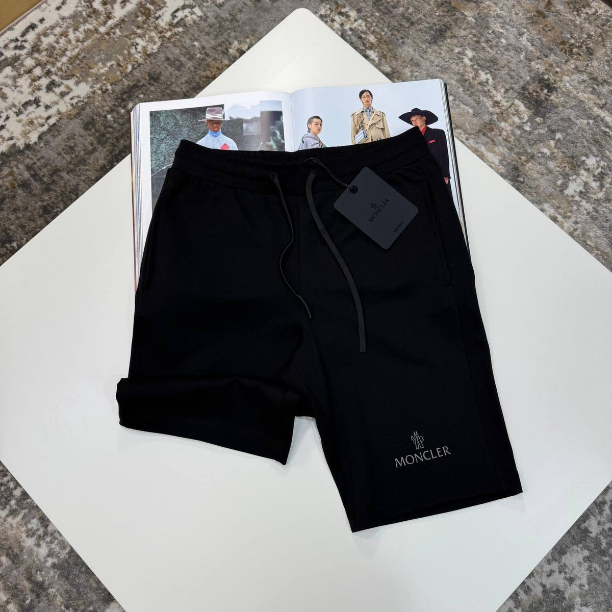 NCLR SHORT SET WHITE/BLACK