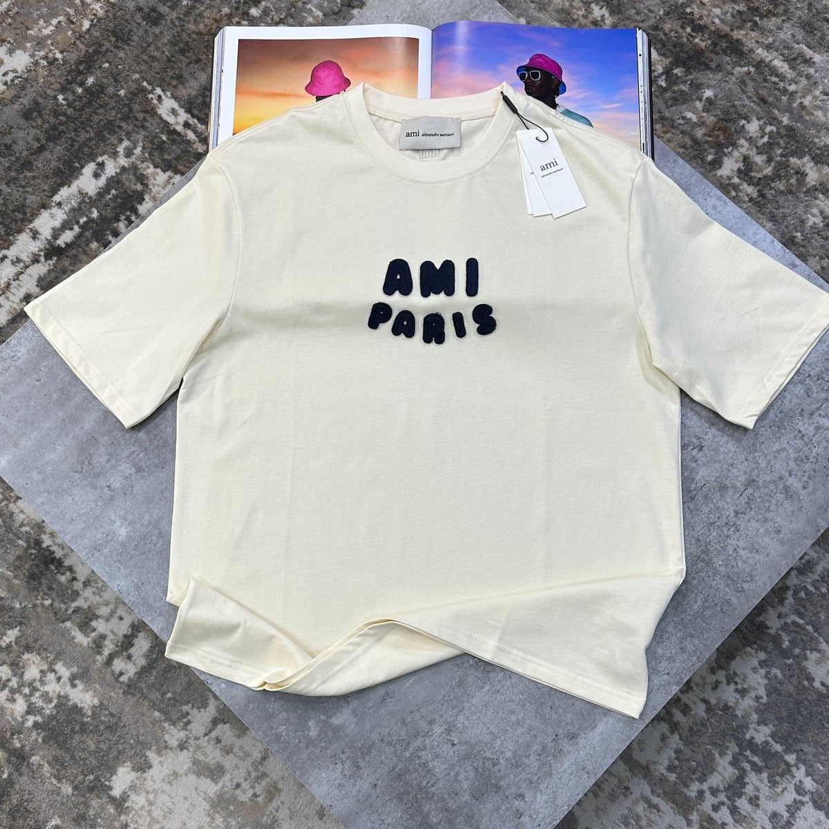 AME TSHIRT-BEIGE