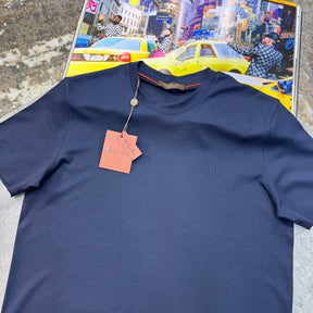 L.P SIDE SMALL LOGO T-SHIRT NAVY