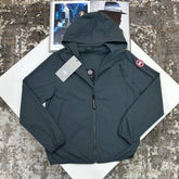 C.G LIGHT WEIGHT JACKET SIDE RED BADGE GREY