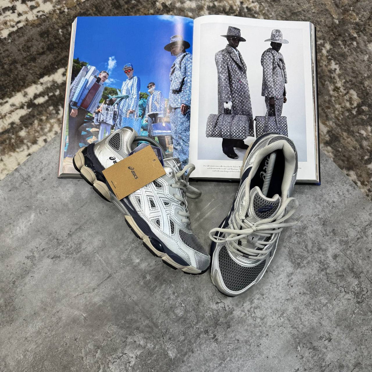 ASC GEL TRAINERS SILVER/GREY