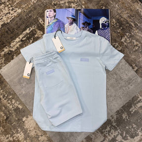 GVNCHY SHORT SET LIGHTBLUE
