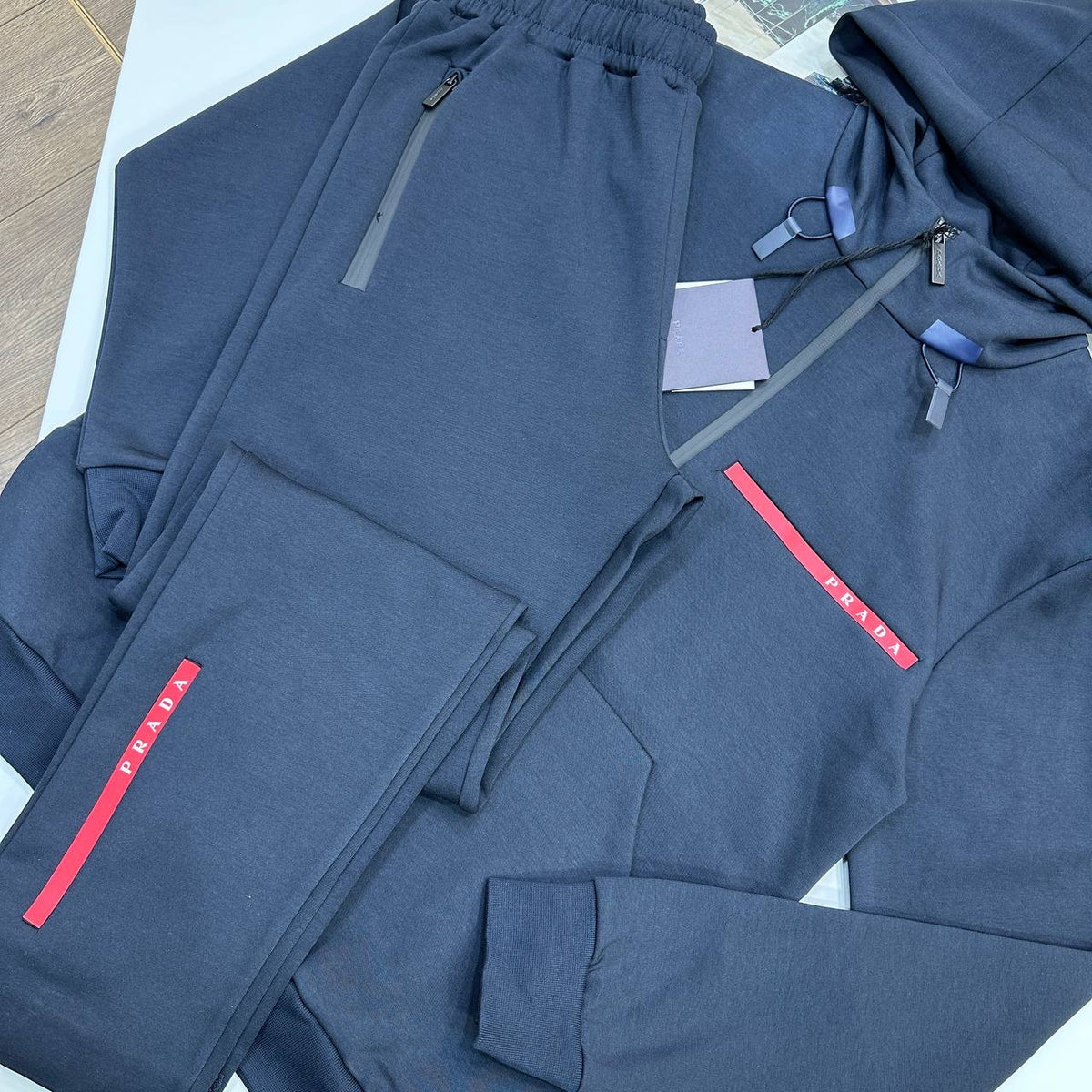 PRDA TRACKSUIT FRONT BADGE NAVY