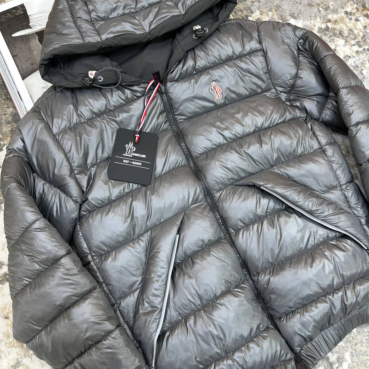 MNCLR FULL PUFFER REVERSE ABLE JACKET-DARK GREY