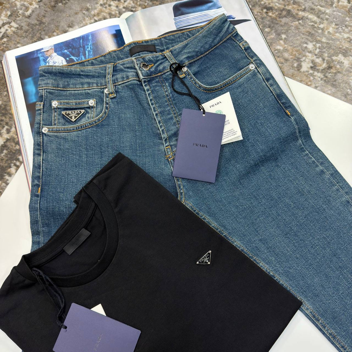 PRDA SLIM FIT JEANS BLUE