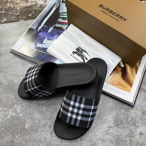 BRBRY SLIPPERS MENS BLUE