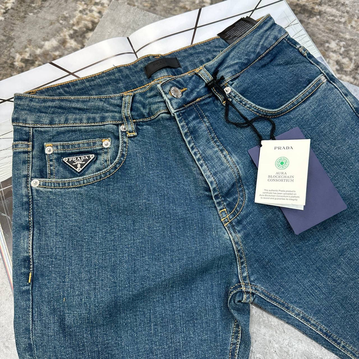 PRDA SLIM FIT JEANS BLUE