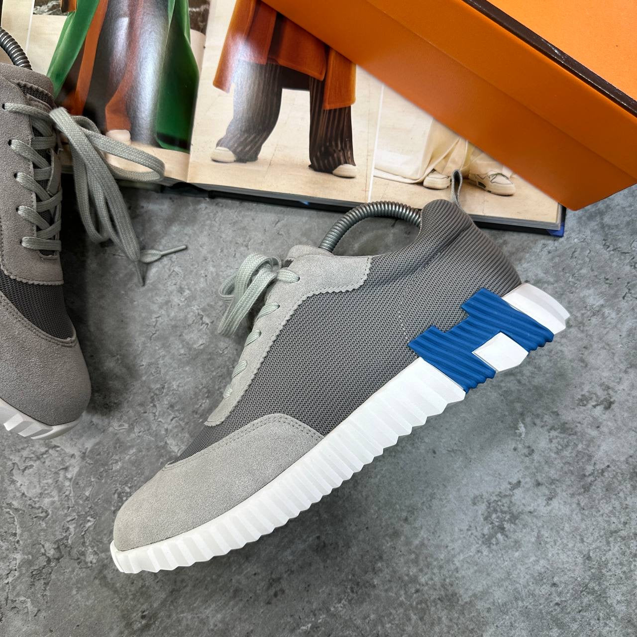 HRMS BOUNCING TRAINERS GREY/BLUE