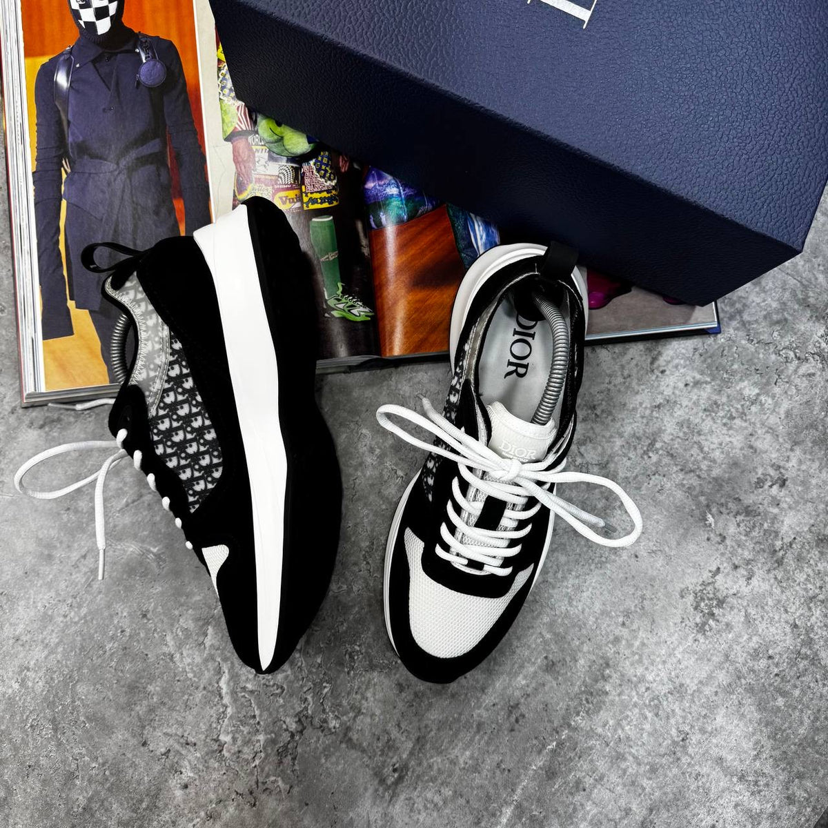 IOR B25 TRAINERS BLACK/WHITE