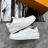 L.v TRAINER -ALL WHITE