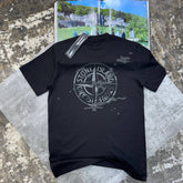 S.I BACK BIGPRINT T-SHIRT BLACK