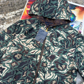 L.V REVERSIBLE JACKET BROWN