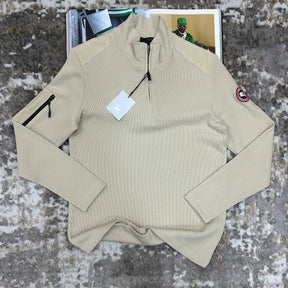 CNDA GOOSE HALF ZIP BEIGE